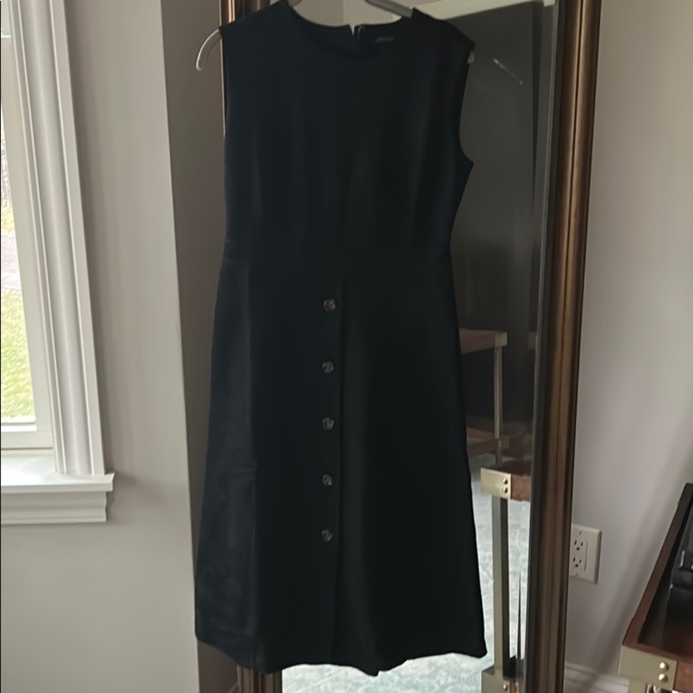 Ann Taylor black suede dress